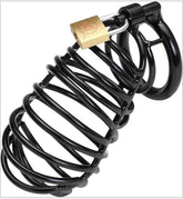 BDStyle Bad Black Male Chastity Accessory - Dominate, Submit, Desire Male Chastity